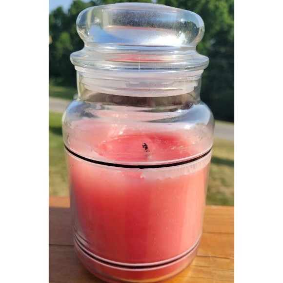 Yankee Candle Hearts & Flowers Black Band White Label 22 Oz Jar Retired RARE - Picture 5 of 14